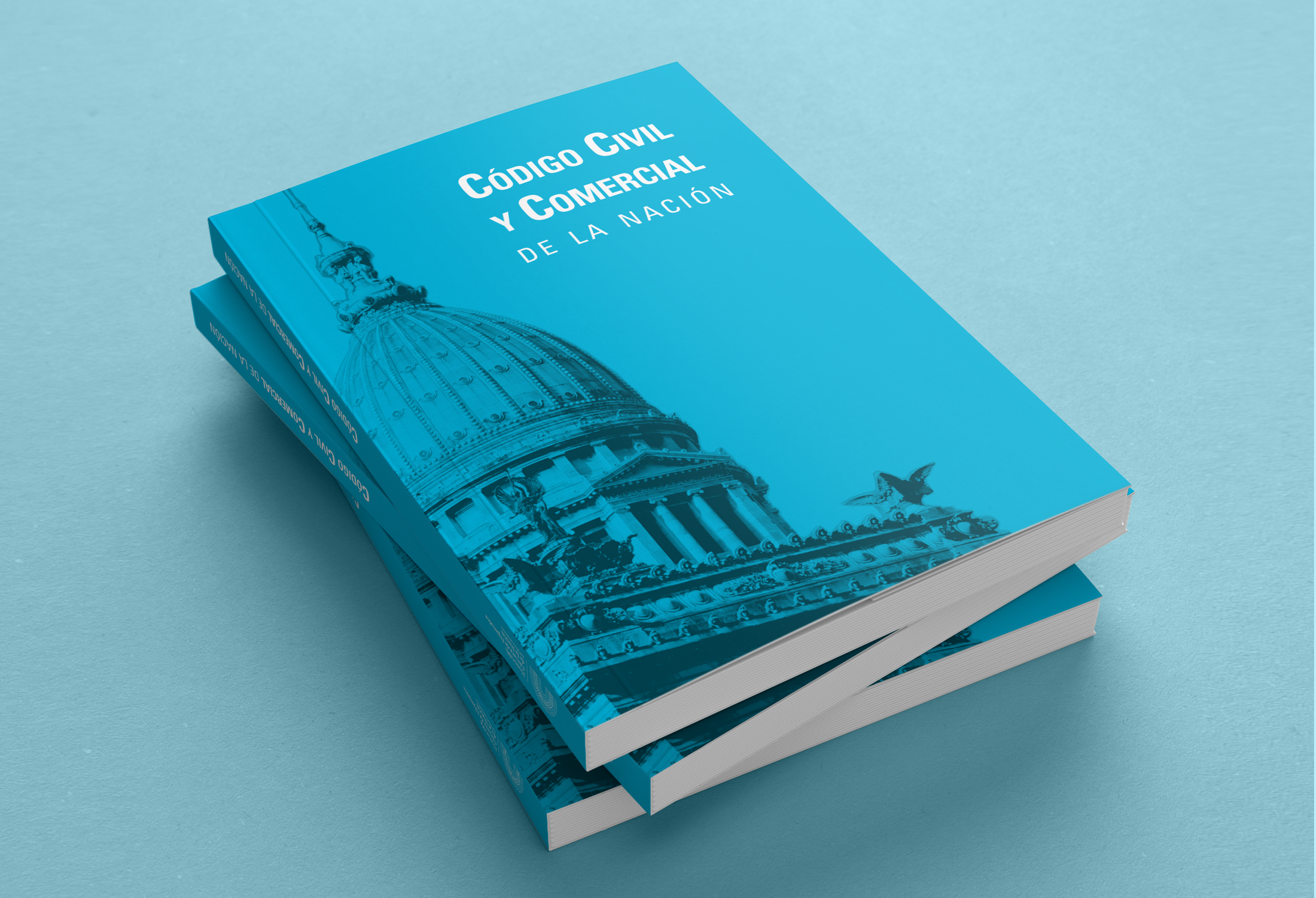 Diseño editorial para la primera edición especial del Nuevo Código Civil y Comercial de la Nación Argentina publicada por la Honorable Cámara de Diputados.