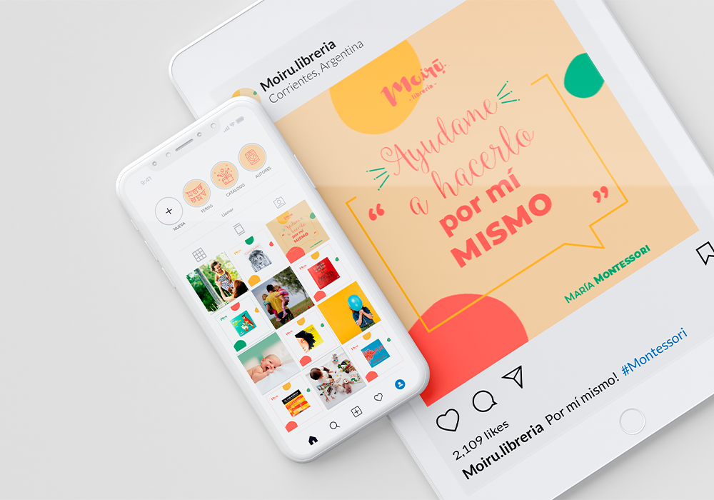 Moirū · Desarrollo de identidad visual